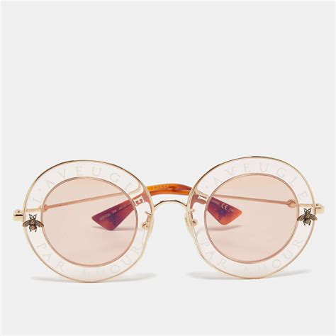 Gucci™ GG0113S Round Sunglasses 